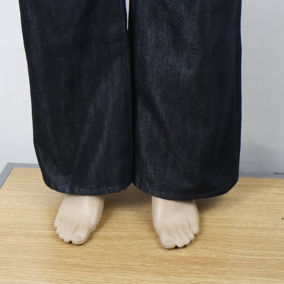 Express Jeans Stella Bootleg 4 (30 X 34) Women's Denim Jeans Dark Wash - Picture 4 of 12